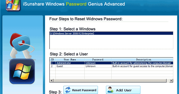 windows admin password crack